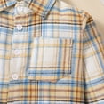 thumbnail image 5 of Chaqueta de Forro Polar Gibobby para Bebés Niños Camisa a Cuadros Manga Larga Otoño 2-3 Años, 5 of 5