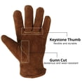 thumbnail image 4 of Guantes de trabajo OZERO con aislamiento de invierno, resistentes a la nieve y al frío, para hombre, 4 of 7