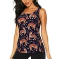 thumbnail image 2 of Haiem Leopard Print Workout Tank Tops for Women, Athletic Sports Slim-Fit Tank Tops, Compression Sleeveless Dry Fit Shirts,Athletic Shirt-Small, 2 of 9