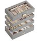 thumbnail image 1 of Joyero SONGMICS apilable de 4 niveles con tapa de cristal gris tórtola, 1 of 6