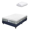 thumbnail image 1 of Colchón Matrimonial Spring Air Baggio + Box Base Cama + Protector Cloud Semi-firme PillowTop, 1 of 8