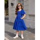 thumbnail image 2 of Vestido Arshiner para niñas, verano, azul real, 7-8 años, poliéster, 2 of 6