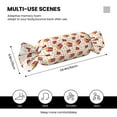 thumbnail image 3 of Salouo Popcorn Pattern Cute Bolster Pillow,Cylindrical Pillow Long Pillow for Bed Round Side Pillow for Knee/Leg/Neck ,- Length 24.4" x 9.8" Diameter, 3 of 8