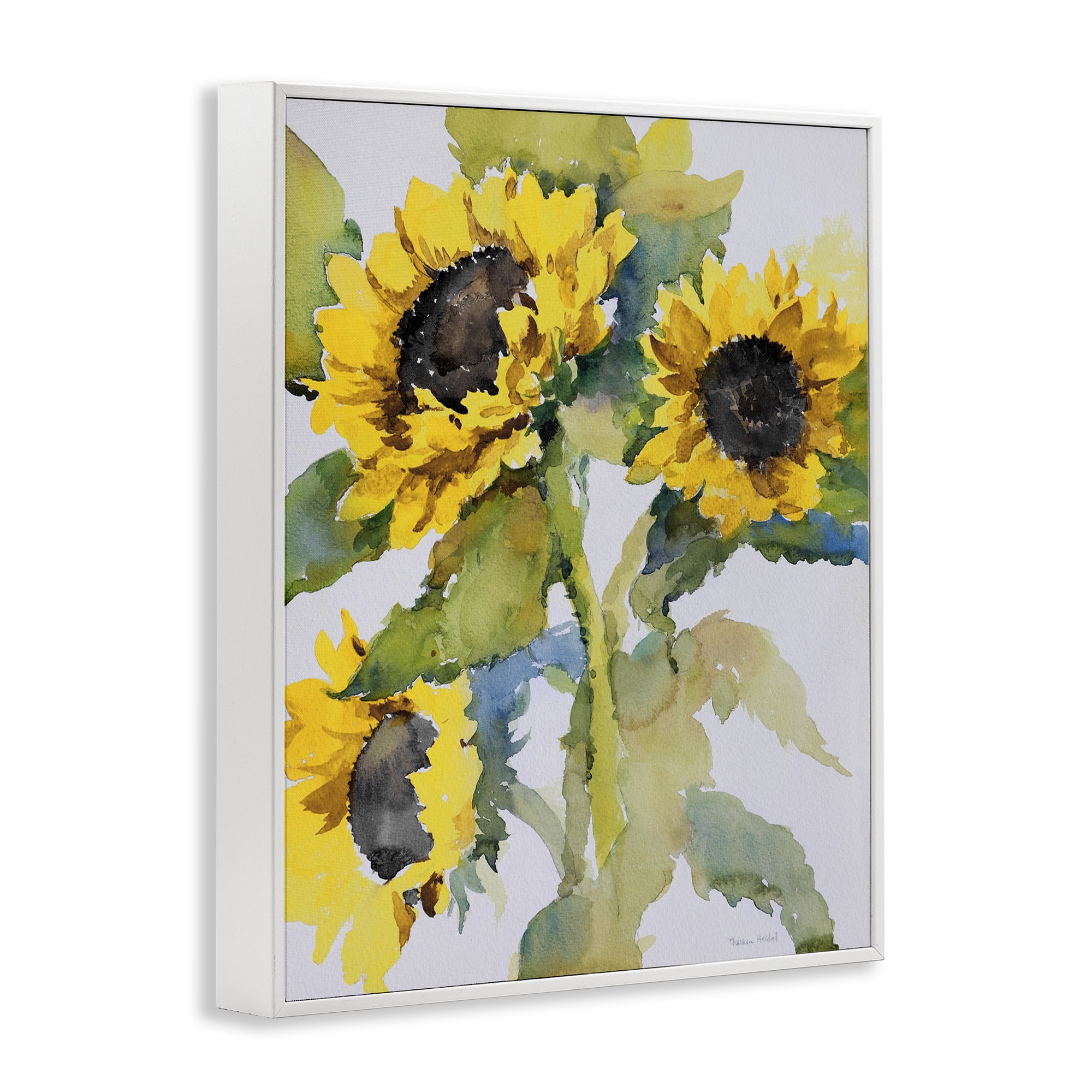 Stupell Industries Bright Blooming Bouquet Botanical & Floral Painting White Framed Art Print Wall Art, 11 x 14