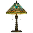 thumbnail image 6 of Cal Lighting 60W X 2 Metal/Resin Tiffany Table Lamp With Pull Chain Switches, 6 of 6