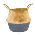 thumbnail image 3 of Seagrass Weaving Foldable Home Storage Bucket Toy Sundries Clothes Plants Basket, 3 of 4