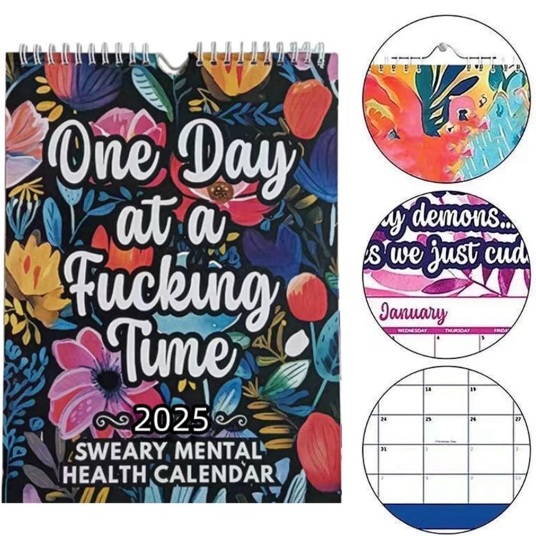 kxbdsfy-2025-new-calendar-for-tired-ass-women-tired-women-calendar-mental-health-wall-calendar-2025-fu-it-calendar-hang-with-ease-funny-home-wall-calendar-funny-monthly-calen-home-decor-clearance