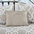 thumbnail image 5 of Home Soft Things 6-Piece Reversible Quilted Daybed Set w/ Bedskirt, Shams & Pillow - Glena Gatework, 75"x39", 5 of 8