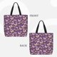 thumbnail image 2 of Easygdp Butterflies And Floral Bolsa Tote para Mujer, Bolso de Hombro para Trabajo, Playa, Viajes, Compras y Supermercado, 2 of 7