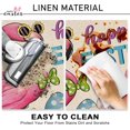 thumbnail image 5 of Happy Easter Y''all Flamingo Kitchen Rugs Set of 2, Easter Eggs Butterfly Kitchen Mats Decor, Spring Lily Flower Floor Door Mat Home Decorations - 17x30 and 17x47 Inch, 5 of 6