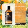 thumbnail image 2 of MAYJAM 100ML Sweet Orange Essential Oils for Massage, 100% Pure Aromatherapy Oils for Diffuser, Humidifiers, Soap and Candle Making, 2 of 7