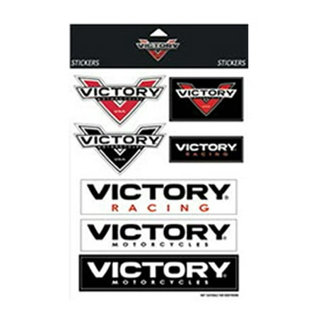 Victory Motorcycle New OEM Assorted V Logo Decal Sticker Set,