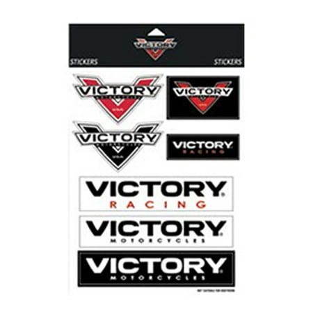 Victory Motorcycle New OEM Assorted V Logo Decal Sticker Set,