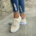 thumbnail image 3 of Espadrilles de Course Respirantes en Maille pour Femmes, Espadrilles de Marche Estivales Élégantes avec Design Décontracté en Maille Volante, 3 of 7