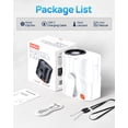 thumbnail image 4 of Portable Personal Waist Fan& Neck Fan, 14000RPM Brushless Motor, 40H Runtime Rechargeable, 6-Speed Quiet Operation, Clip-On Personal Body Cooling for Camping/Worksites/Outdoor, 4 of 9