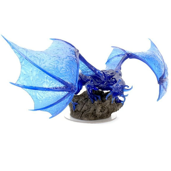 D&D Icons of the Realms: Sapphire Dragon Premium Figure, Prepainted Miniature, RPG, Dungeons & Dragons