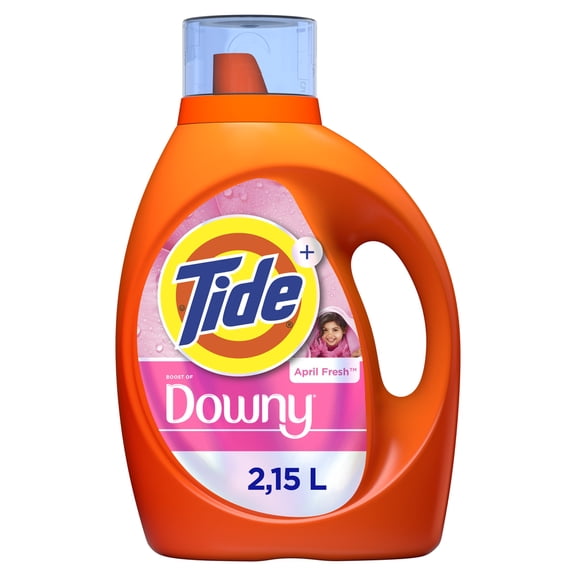Detergente Líquido Tide April Fresh, para ropa blanca y de color, 52 Cargas (2.15 l)