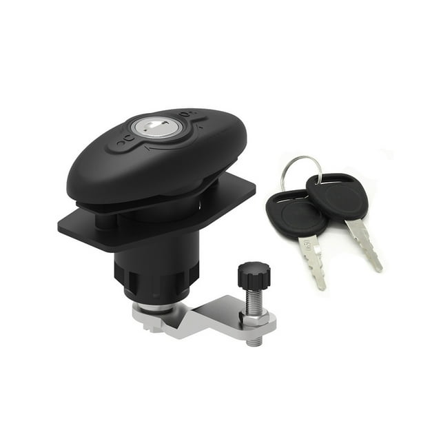 Sidaley Cerradura de puerta de RV, pestillo de puertas de entrada de paleta, armario impermeable, muebles, montaje de vehículo, candado de remolque para Accesorios para vehículos recreativos Sidaley VI022359-00B
