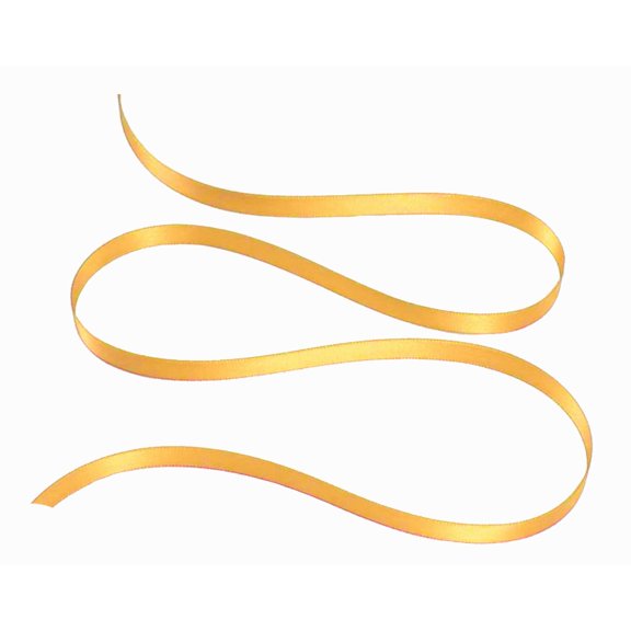 1/8" Double Face Satin Ribbon 100 yards - Harvest Yellow