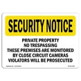 thumbnail image 1 of SignMission OS-SN-A-1218-L-11496 12 x 18 Po OSHA Avis de Sécurité Signe - Propriété Privée Pas d'Intrusion dans Ces Locaux, 1 of 1