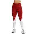 thumbnail image 1 of Mallas Termicas Gibobby de Navidad para mujer con estampado navideño rojo S, 1 of 5