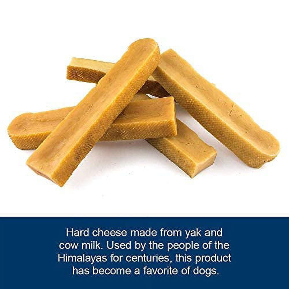 Yeti Dog Chew Natural Yak Cheese, Long-Lasting Dog Chews, Large, 2 Pieces, 7 oz