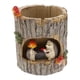 thumbnail image 2 of Figura decorativa de tocón de árbol para maceta, bonita maceta para mesa de interior y exterior. Erizo, 2 of 8