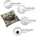 thumbnail image 4 of BANET Bird's Nest Pillow Covers Square Home Decorative Throw Pillow Covers Cushion Case for Living Room Couch White, 4 of 5