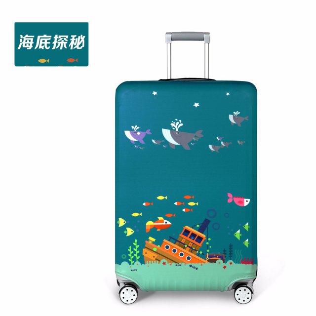 Wholesale spot thickened elastic case luggage case protective cover pull rod suitcase jacket dust cover