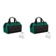 thumbnail image 1 of Injueey Bolsa de herramientas para carpintería, bolsas de electricista, caja de almacenamiento multibolsillo, bolsa impermeable de gran Negro Verde/13 pulgadas 2piezas, 1 of 6