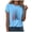 Z004-Sky Blue, variant on TOWED22 250 Anniversary USA Shirt Women USA 250th Anniversary Shirt Patriotic American Flag Eagle Tops 1776-2026 Tshirt Gifts(White,M)
