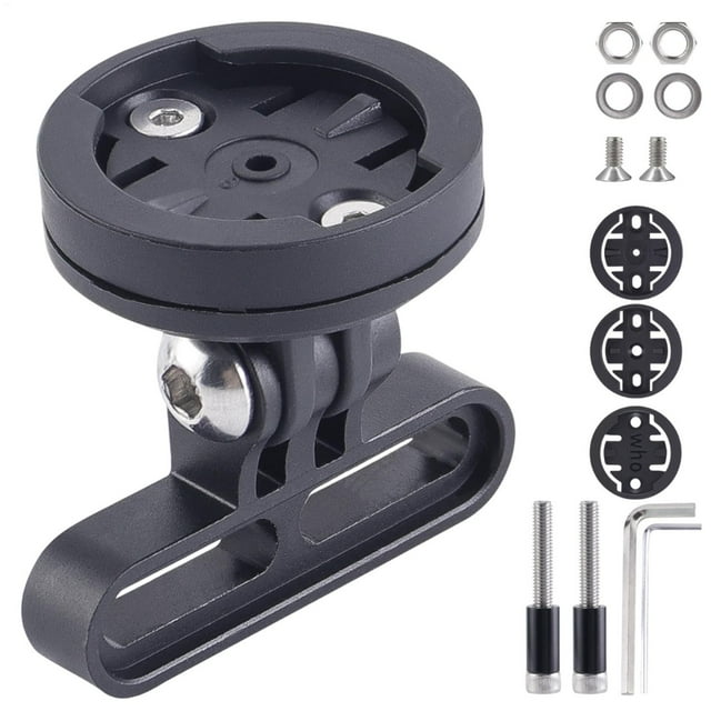 Adjustable Metal Cycling Computer Mount, Lightweight, Compatible with Various Models, Sports Camera Rack, Easy to Use, for Outdoor Travel, Secure Attachment to Handlebars