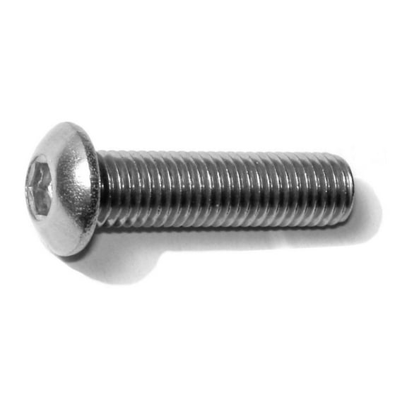 1/4"-28 x 1" 18-8 Stainless Button Head Socket Cap Screws SCBS-021 (6 pcs.)