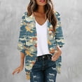 thumbnail image 1 of NJDVHB Cardigan d'Hiver pour Femmes, Blouse Décontractée à Manches Longues avec Poche, 1 of 5