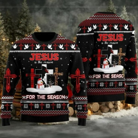 2025 Jesus The Reason for The Season Christmas Sweater