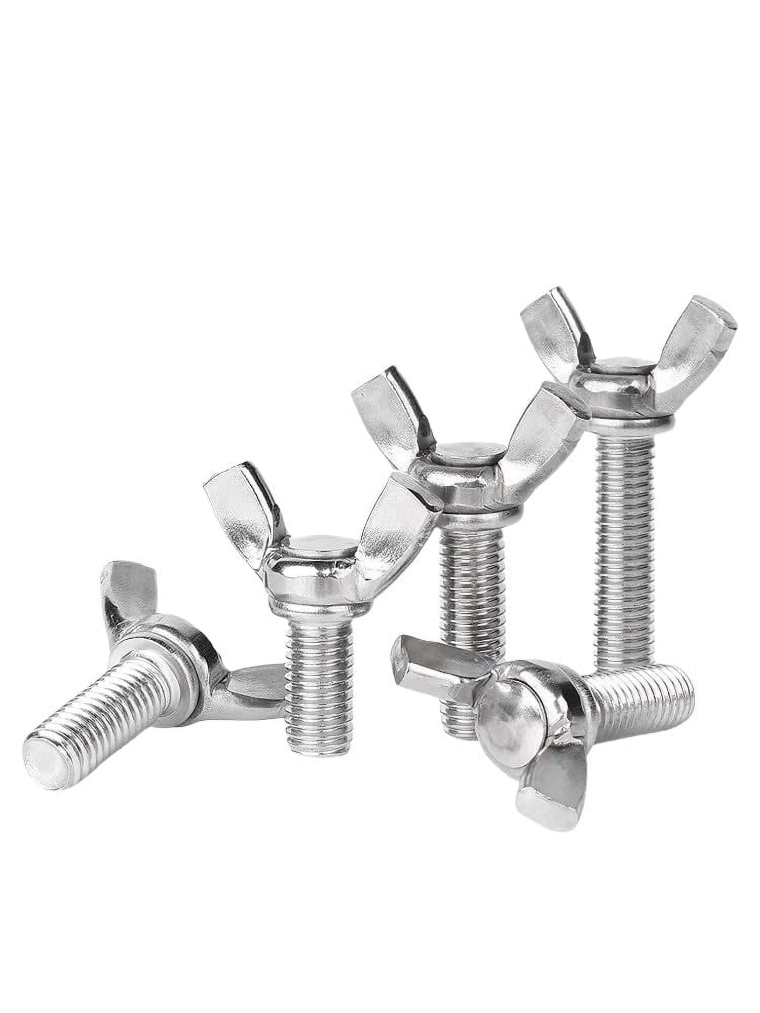 304 Stainless Steel Wing Butterfly Screws Bolts,Wing Bolt,Machine Fastener,Thumb Hand Screws for Electronic Equipment