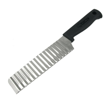 Crinkle Knife - Unique Bargains Stainless Steel Wavy Blade Carrot Cucumber Crinkle Cutter Slicer Knife