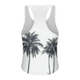 thumbnail image 3 of Camisetas de Tanque de los Hombres Tanque de los Hombres Incolor Gradiente de Impresión Cuello Redondo Correa Delgada Fuga Atrás Regular Casual Deportes Blusas de Tanque, 3 of 4