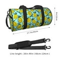 thumbnail image 4 of KLL Lemon1 Duffle Bag For Men Women Sport Gym Fitness Tote Travel Training Workout Basketball Football Weekender, 4 of 8