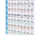thumbnail image 3 of Guitar Chord Poster 56 Colour Coded Coated Paper Educational Reference Guide for Ukulele PlayersS, 3 of 4