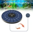 Oxygen Pump Solar Power Low Noise Ultra Silent Fountains Pond Aerator
