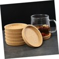 thumbnail image 6 of 5Pcs Heat Resistant Round Cork Coasters Decorative Table Pads,Tea Cup,Cold Drinks Wine Glasses, Easy to Clean Washable for Cups Bowls Dishes Natural Look, 6 of 6