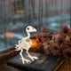 thumbnail image 1 of Seyotauo Bird Skeleton Skeleton Halloween Decoration 8 Inch Animal Skeleton Plastic Bones with Posable Joints for Yard Garden Graveyard Cemetery Outdoor Indoor Table Top Decorations, 1 of 6