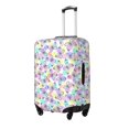 thumbnail image 2 of Naloa Butterflies on Polka Dots Elastic Suitcase Protector, Travel Suitcase Protector Cover Fits 18-32in Suitcase - Large, 2 of 9