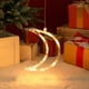 thumbnail image 5 of Luces LED navideñas para decoración de ventanas | Árbol de copos de nieve blanco cálido con pilas | Gancho con ventosa para decoración navideña en interiores, dormitorios y porches, 5 of 6