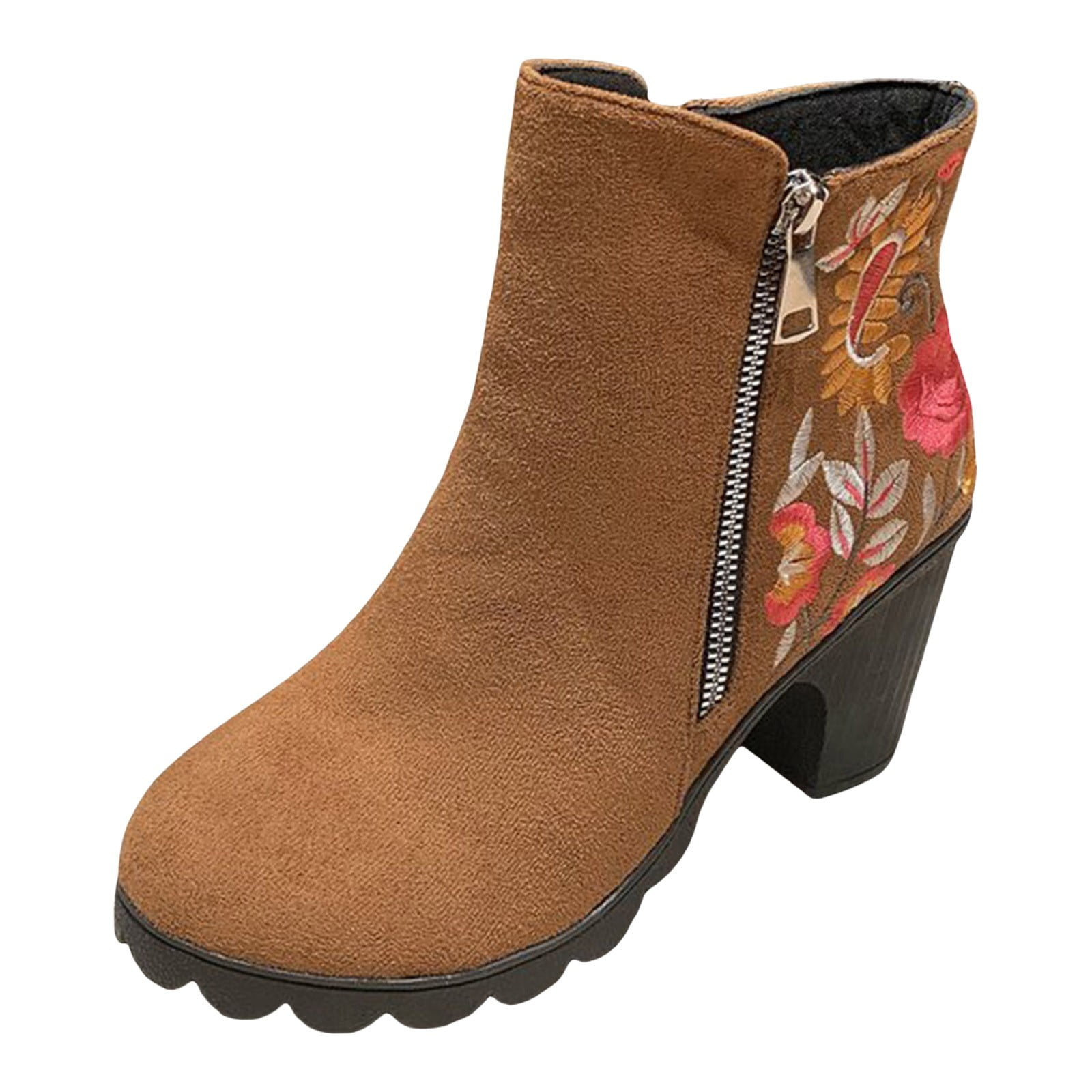 Botte Boots Ethnique Femme Wyzesi Bottes Pour Femmes Mollet