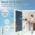 thumbnail image 6 of 35“x80" One Way Window Privacy Film with Installation Tools, Window Tint Privacy Daytime Heat Control Anti UV Reflective sun blocking Mirror Film See Out Not in for Home and Office, 6 of 10