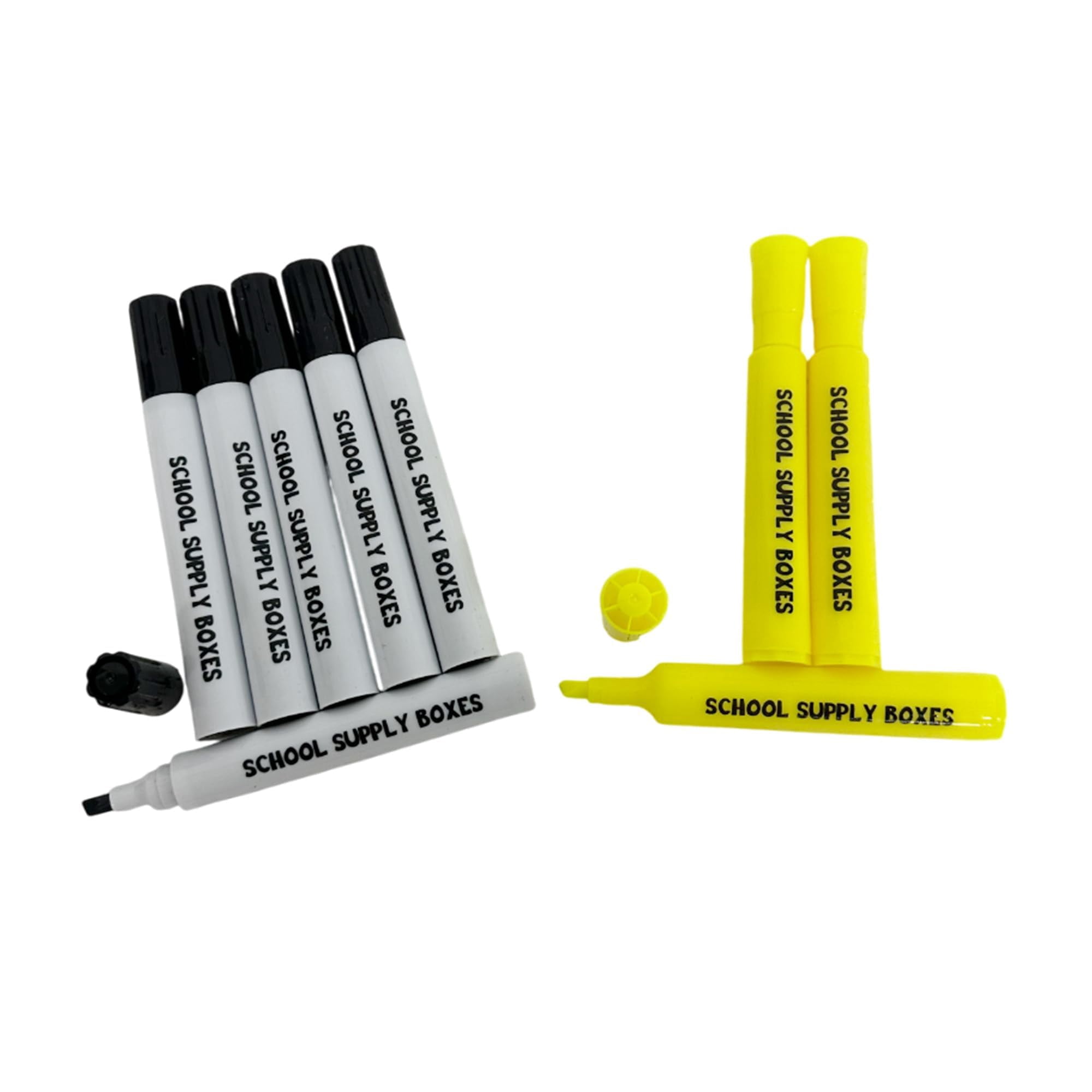 School Supply Boxes | Teacher Pallet (180 Boxes) | Back to School Essentials Kit Designed for Teachers | Includes Pencils, Red Pens, Dry Erase Markers, Sticky Notes, Paper Clips & More