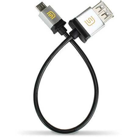 DATASTREAM Micro USB OTG to USB 2.0 Host Cable Adapter - Provides Smartphones, Tablets, Gaming Controllers, Mice, Keyboards and More with USB Peripherals