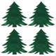 thumbnail image 1 of 4pcs Christmas Tree Cutlery Holders Silverware Holders Xmas Theme Cutter Fork Holders, 1 of 2